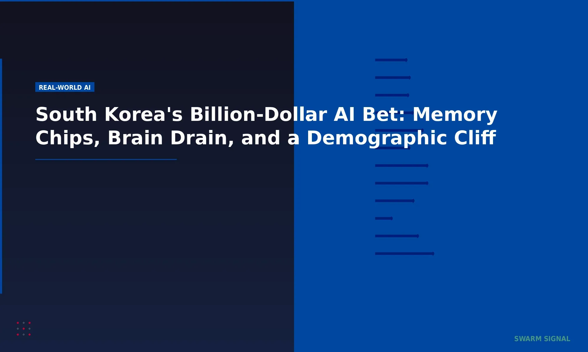 South Korea's Billion-Dollar AI Bet: Memory Chips, Brain Drain, and a Demographic Cliff