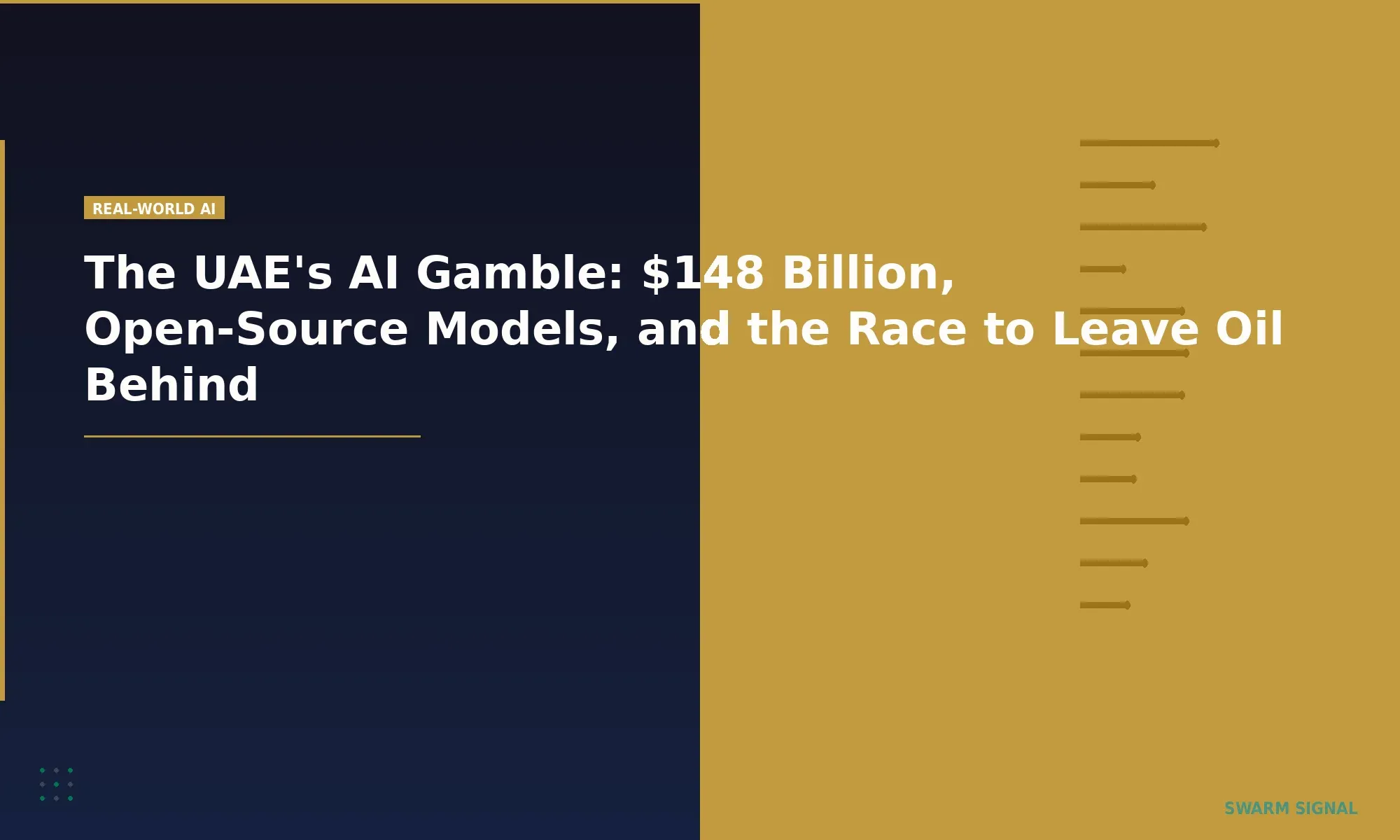 The UAE's AI Gamble: $148 Billion, Open-Source Models, and the Race to Leave Oil Behind