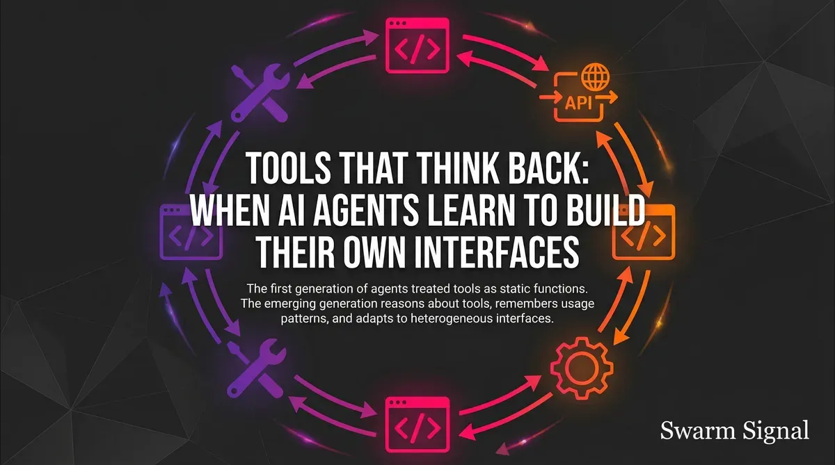Tools That Think Back: When AI Agents Learn to Build Their Own Interfaces