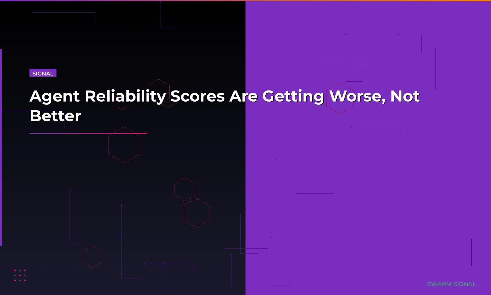 Agent Reliability Scores Are Getting Worse, Not Better