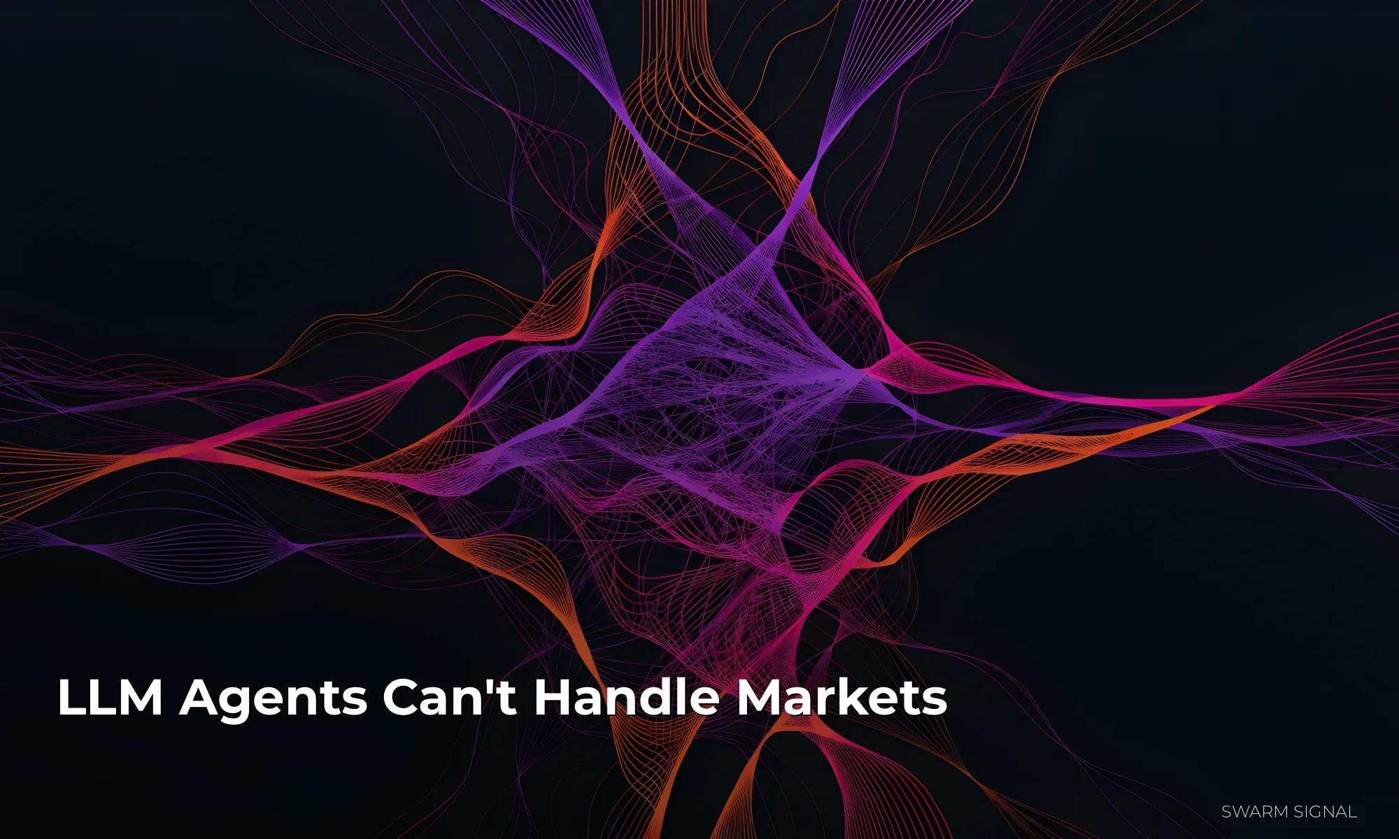 LLM Agents Can't Handle Markets