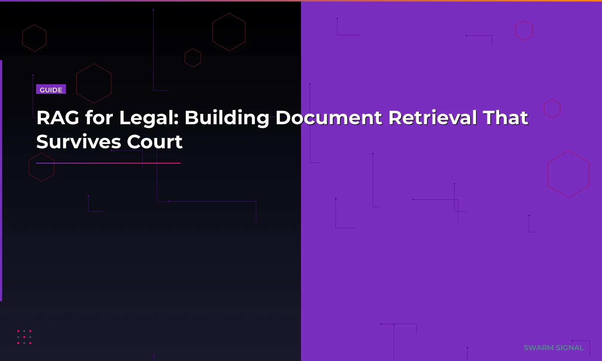 RAG for Legal: Building Document Retrieval That Survives Court