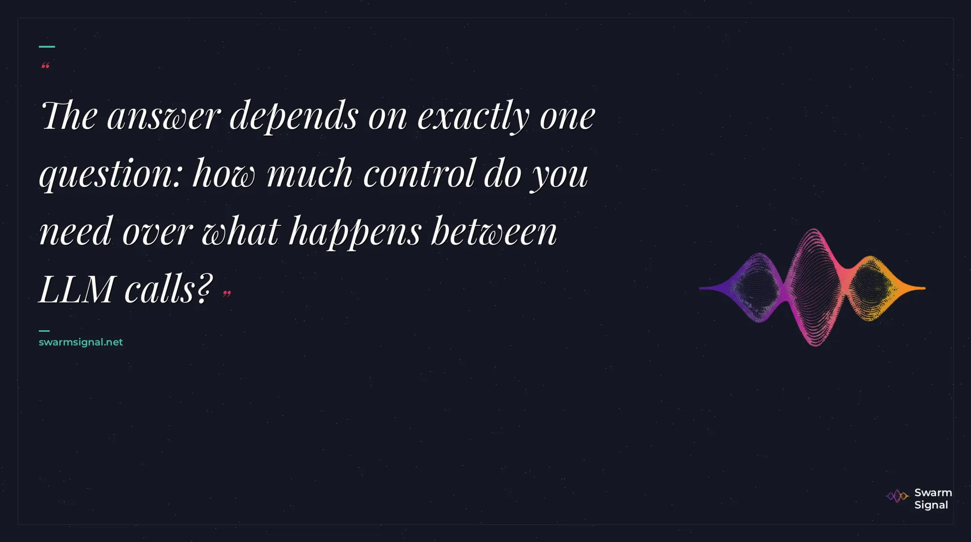 Quote: The answer depends on exactly one question: how mu...