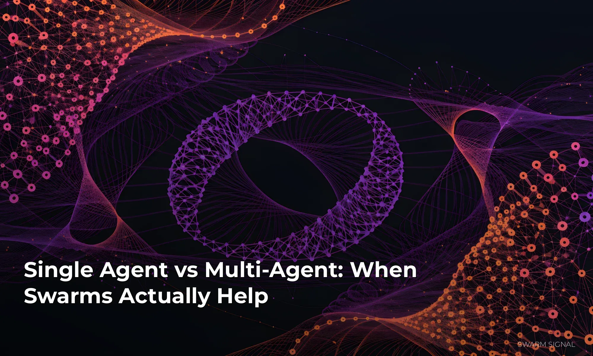 Single Agent vs Multi-Agent: When Swarms Actually Help