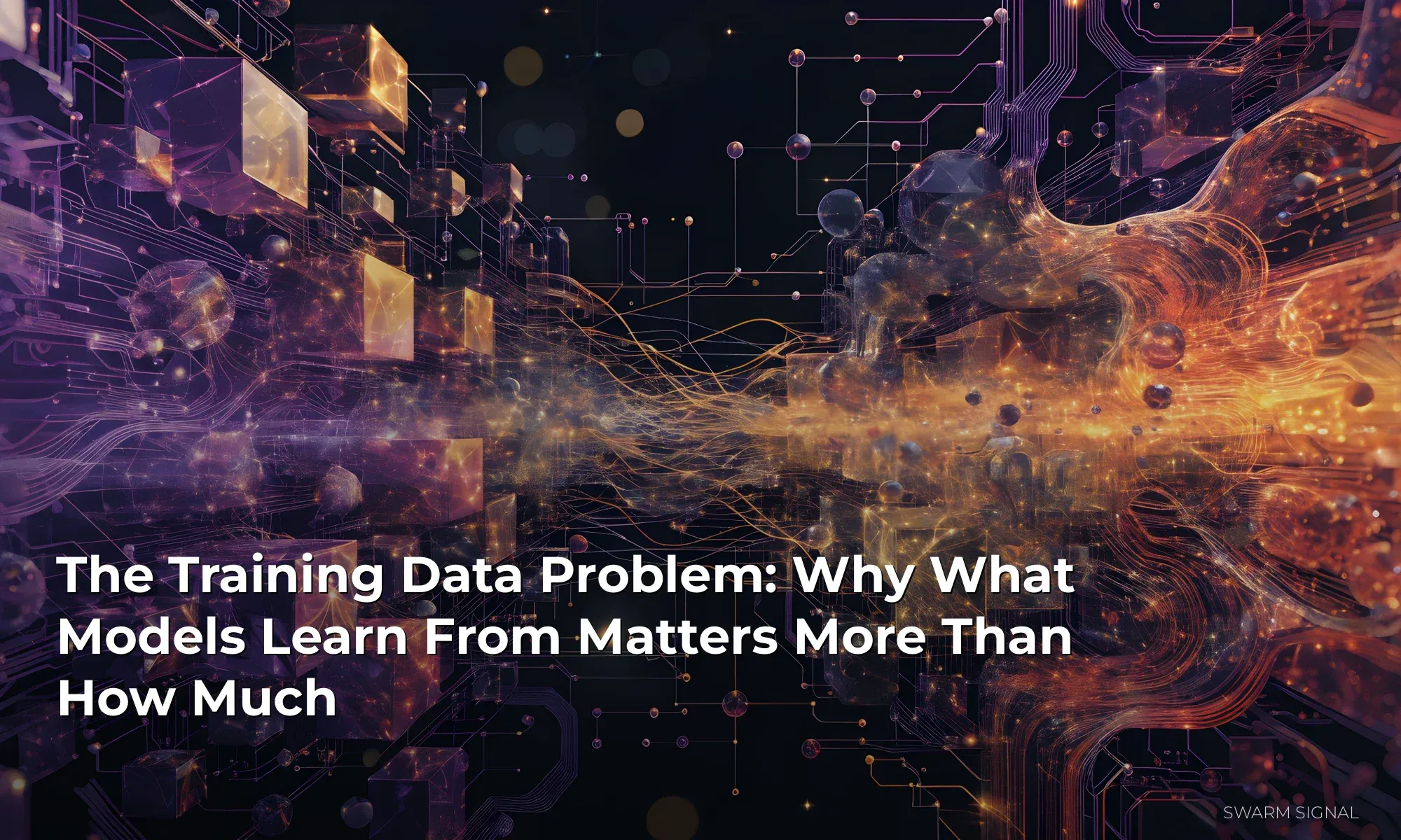 The Training Data Problem: Why What Models Learn From Matters More Than How Much