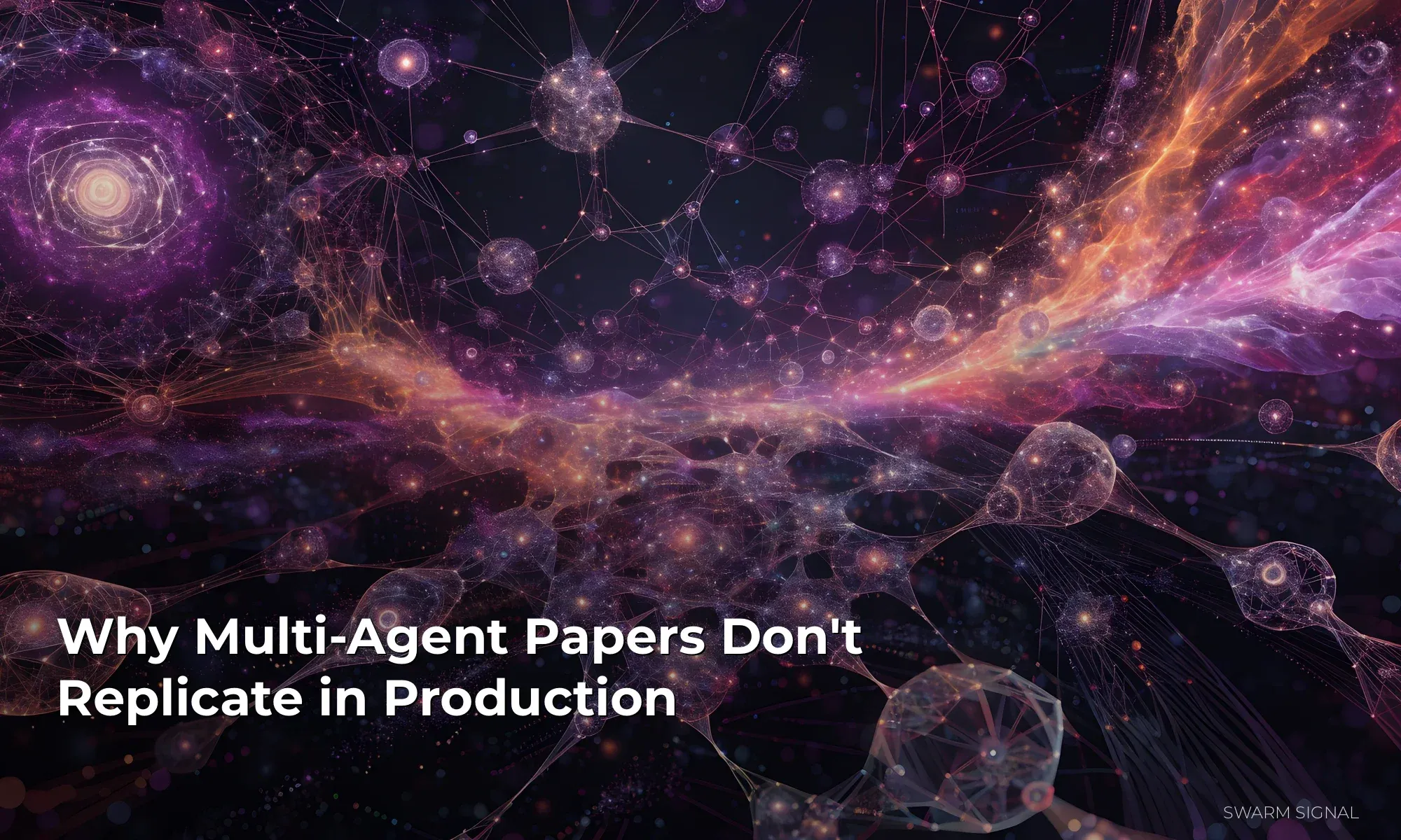 Why Multi-Agent Papers Don't Replicate in Production