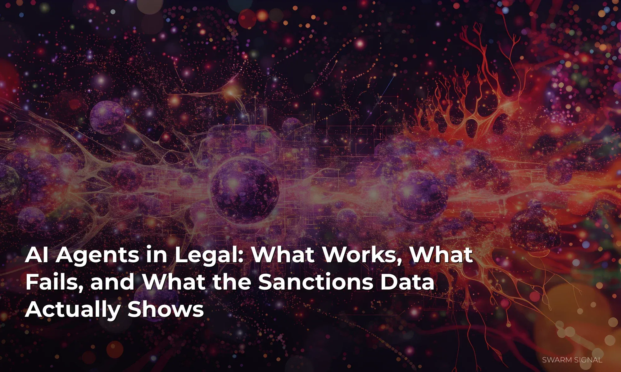 AI Agents in Legal: What Works, What Fails, and What the Sanctions Data Actually Shows
