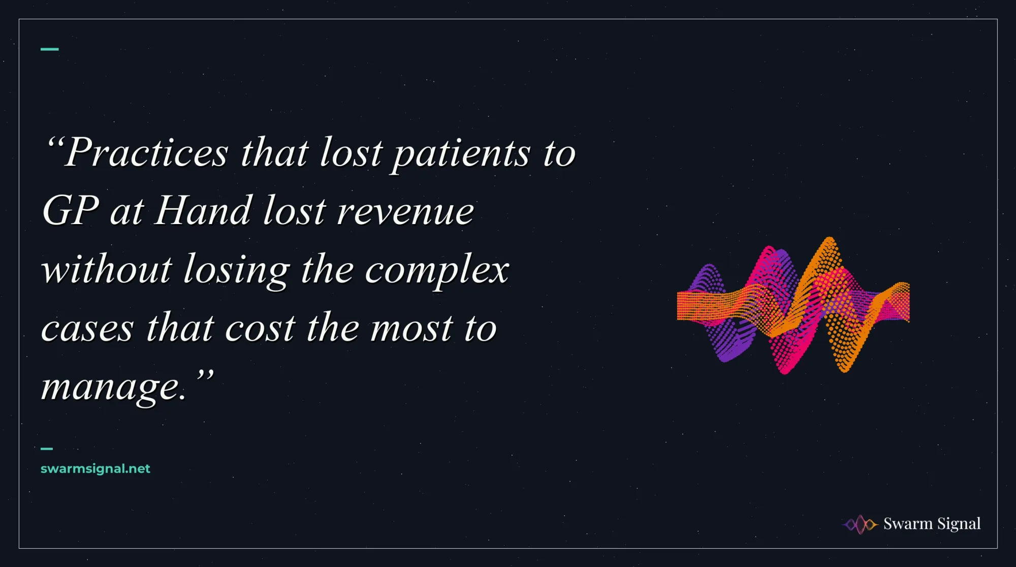 Practices that lost patients to GP at Hand lost revenue without losing the complex cases that cost the most to manage.