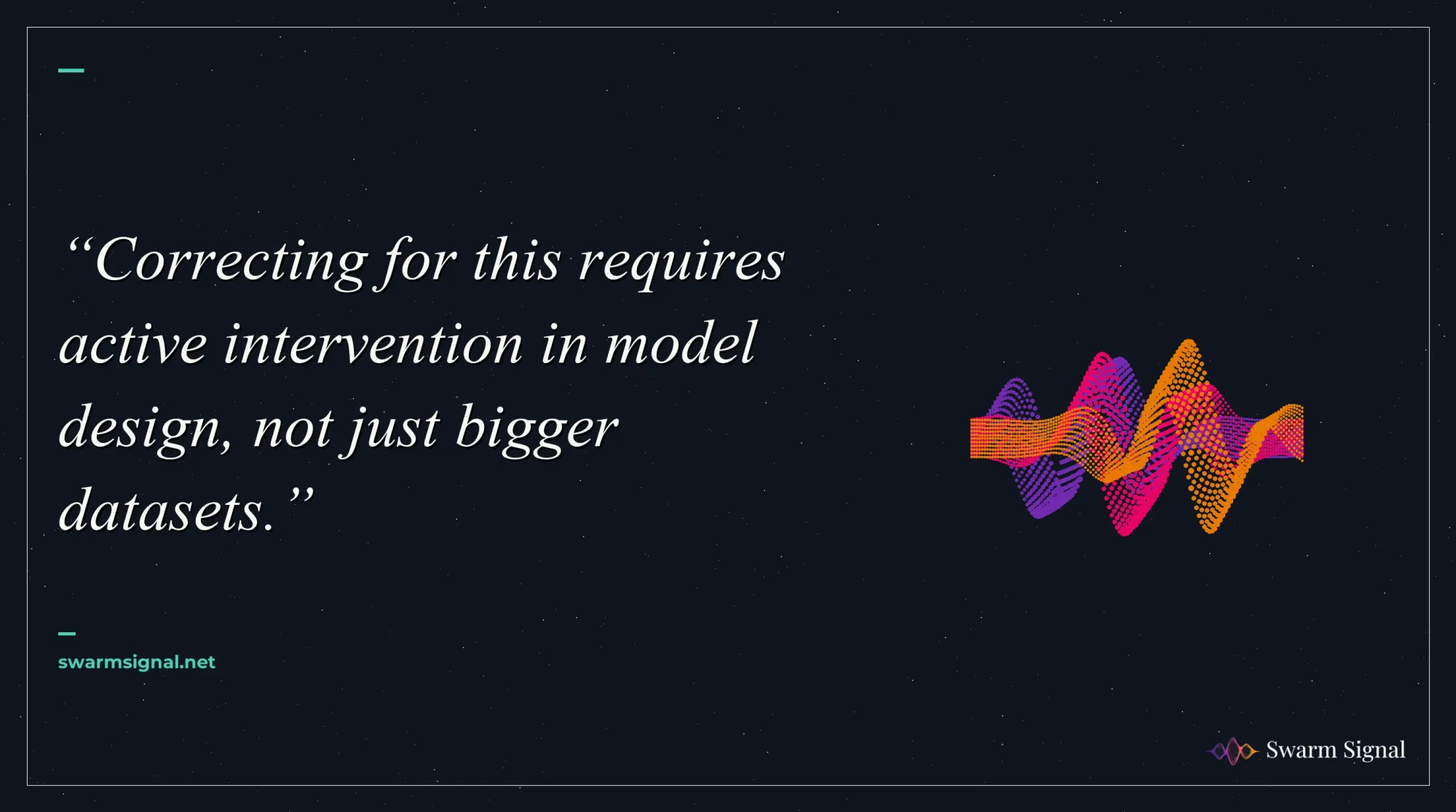 Correcting for this requires active intervention in model design, not just bigger datasets.