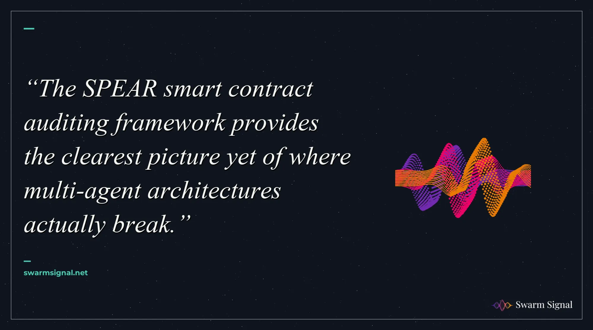 The SPEAR smart contract auditing framework provides the clearest picture yet of where multi-agent architectures actually break.