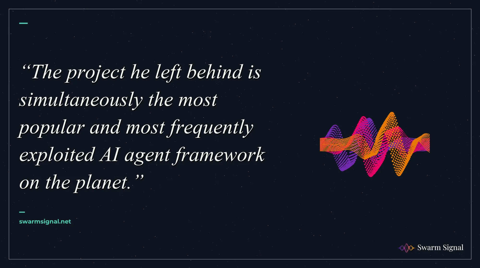 The project he left behind is simultaneously the most popular and most frequently exploited AI agent framework on the planet.